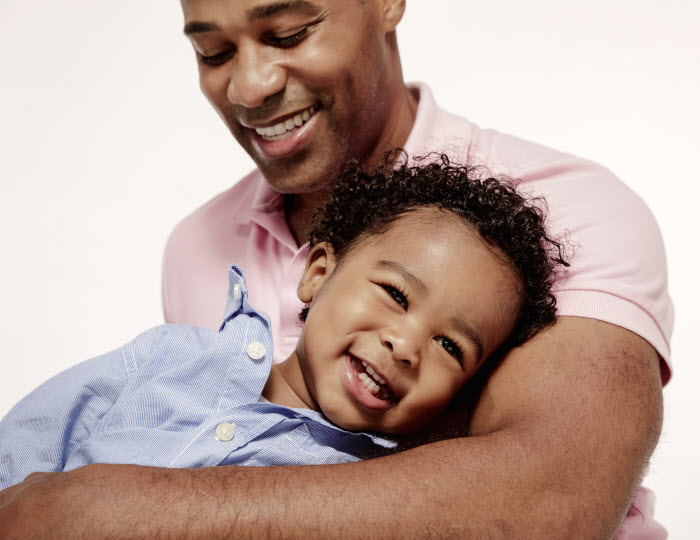Daddy and child connection